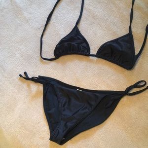 Black American Apparel Bikini (XS Bottom + M Top)